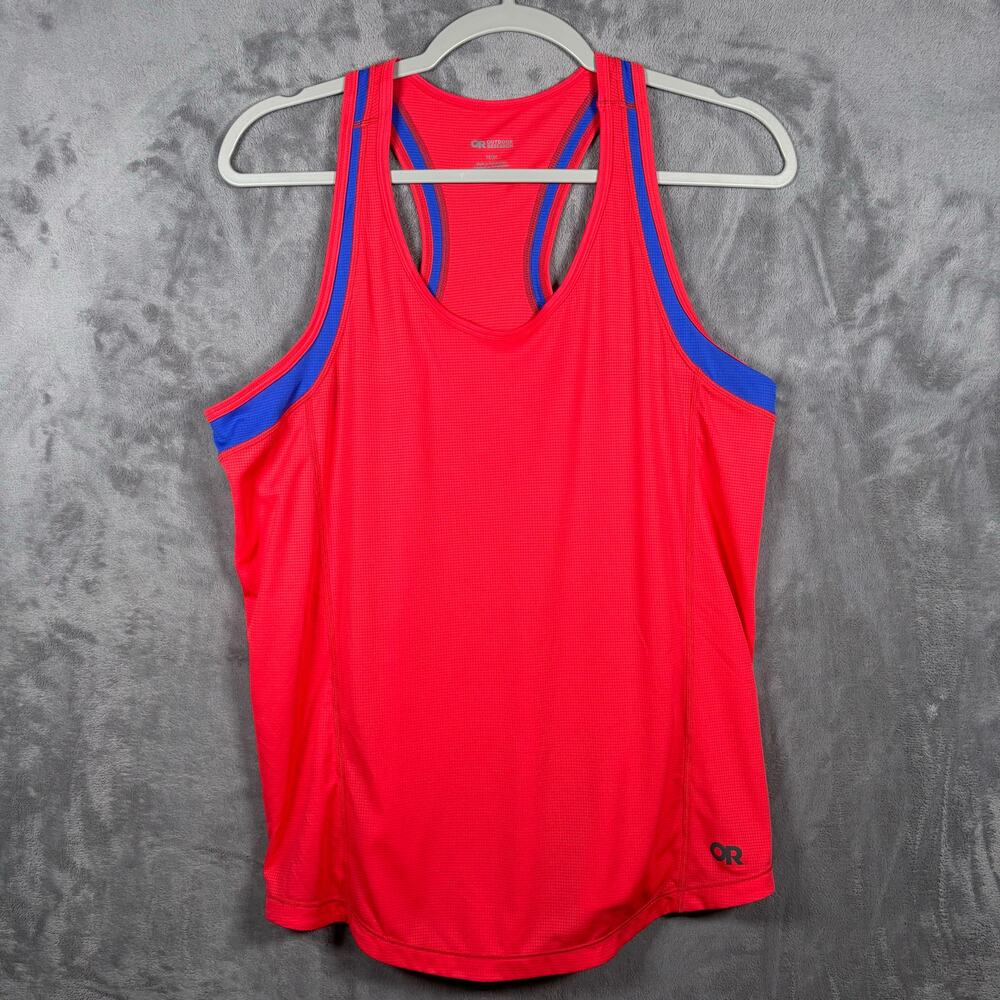 Outdoor Research Women’s Tank Top Size M Red Blue Racerback Activewear